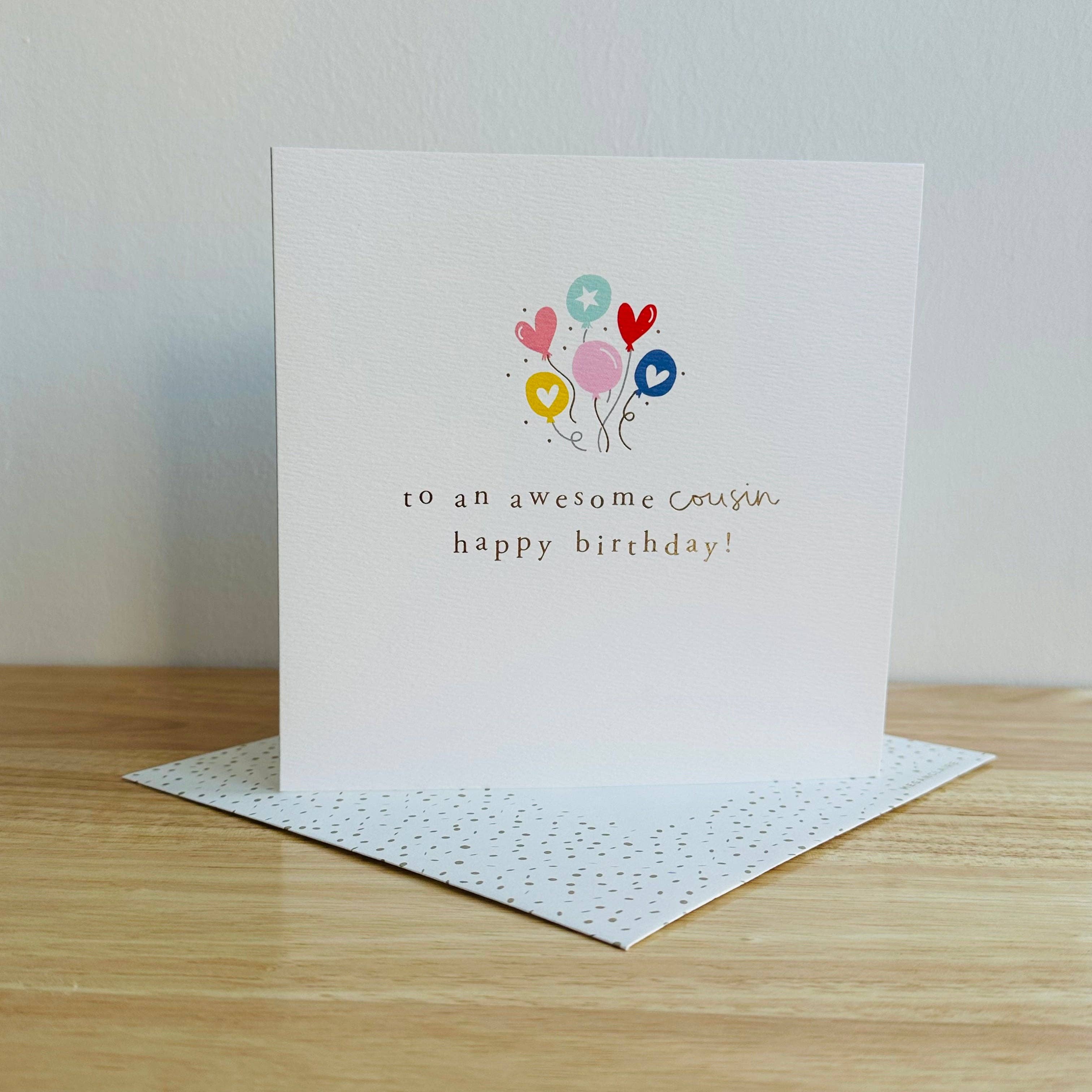 Megan Claire β wholesale Birthday card β HP37 Cousin Birthday