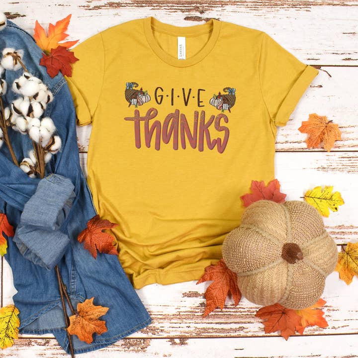 Flawless Transfers - Wholesale Sublimation Transfer - Give Thanks DTF Transfer