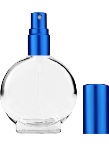 Best Bottles - Wholesale Perfume/Eau de Toilette - Clear Circle Glass Bottle - 15ml (Multiple Spray Colors)5