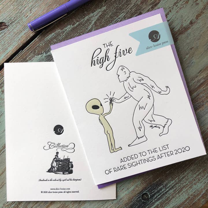 High Five Card för wholesale av Alice-Louise Press