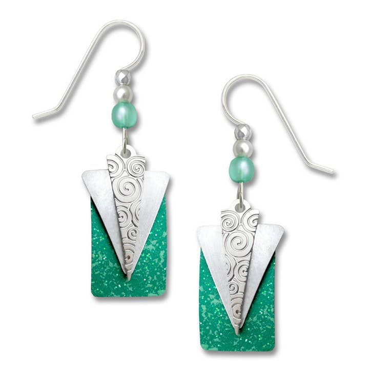 Ir, White Triangles + Square for wholesale by Left Hand Studios