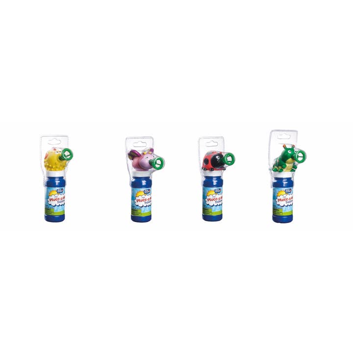Toysmith - Wholesale Bubble Wand - Kids - Mini Squee-Z Bub Bubbles, Assorted Styles