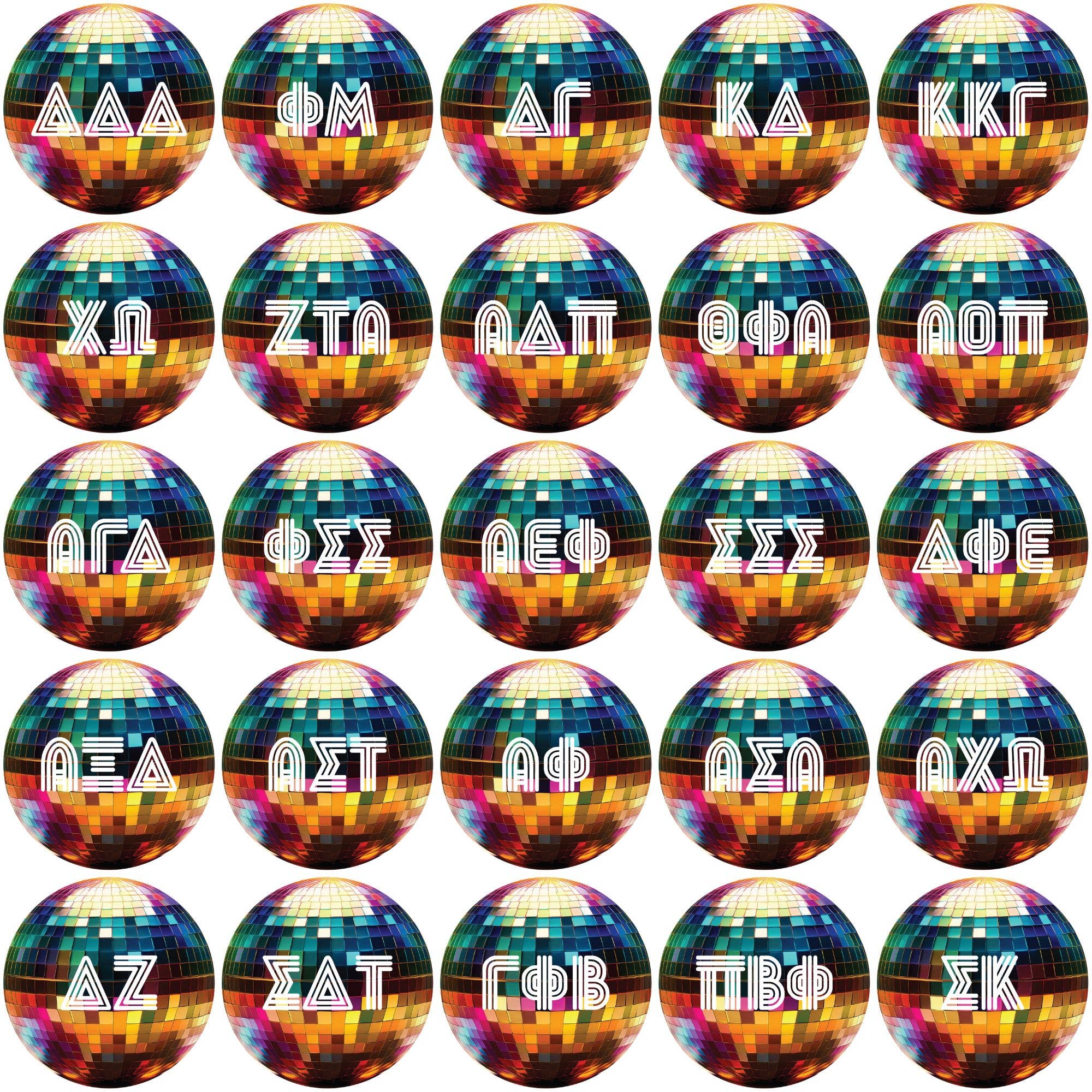 Sarahndipity Shop - Wholesale Car Coaster - Women's - Sorority Car Coasters - Choose Your Design/Pattern9