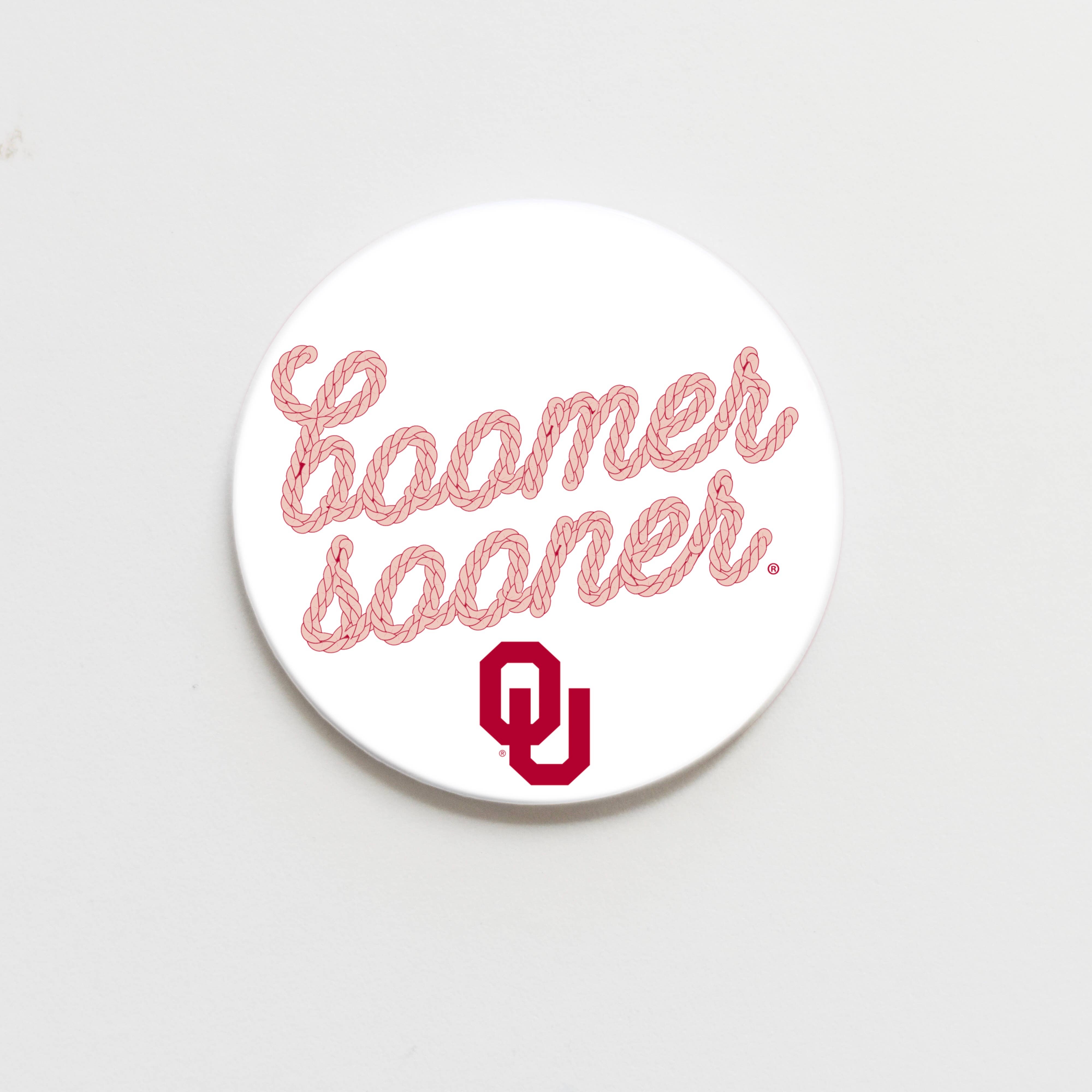 Good Vibez Collegiate - Wholesale Lapel Pin/Button - University of Oklahoma OU Boomer Sooner Howdy