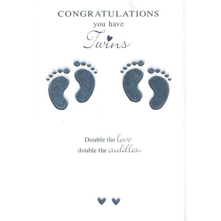 DICKENS INC. - Wholesale Baby Card - Baby Twins | SETC | SM | 18360-TW