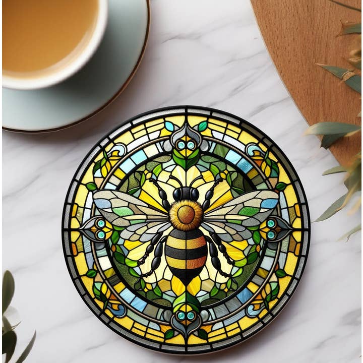 Fernville Creations - Vente Sous-verre - Sous-verres en céramique inspirés de la nature pour les amoureux de la nature3
