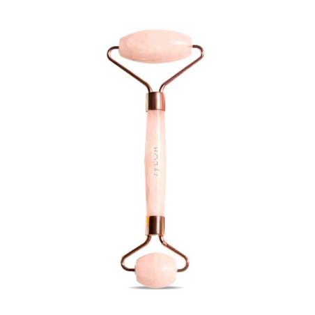 ROSE QUARTZ FACE MASSAGE ROLLER for wholesale by JYLOR