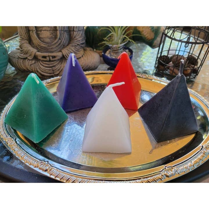 My Magic Place Shop - Wholesale Novelty Candle - Pyramid Candles Spell Candle Color Pyramids