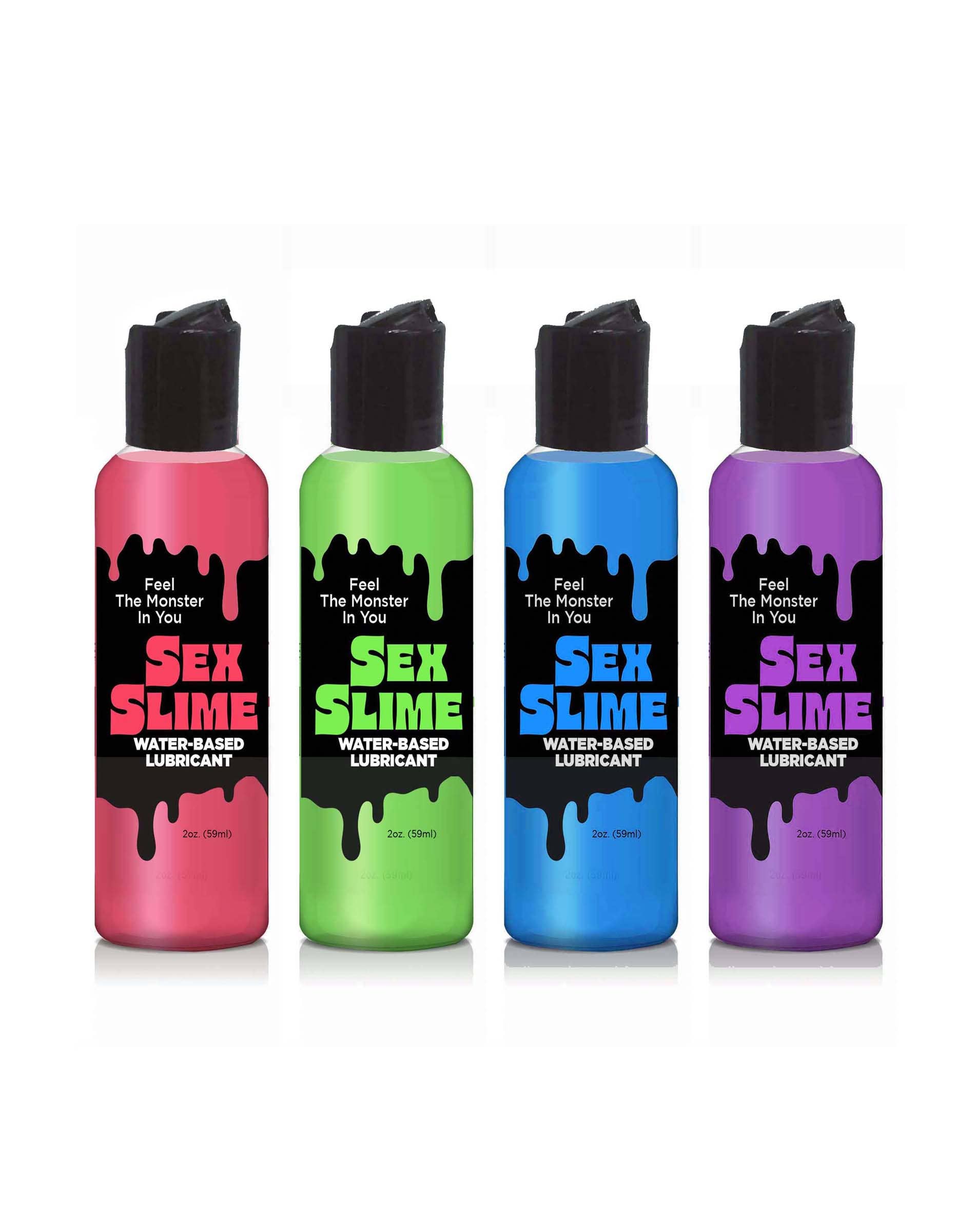 Little Genie Productions - Vendita all'ingrosso Lubrificanti personali - Lubrificante a base d'acqua Sex Slime Creature Lube, Viola 2oz1