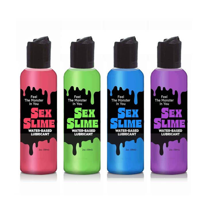Little Genie Productions - Vendita all'ingrosso Lubrificanti personali - Lubrificante a base d'acqua Sex Slime Creature Lube, Viola 2oz1