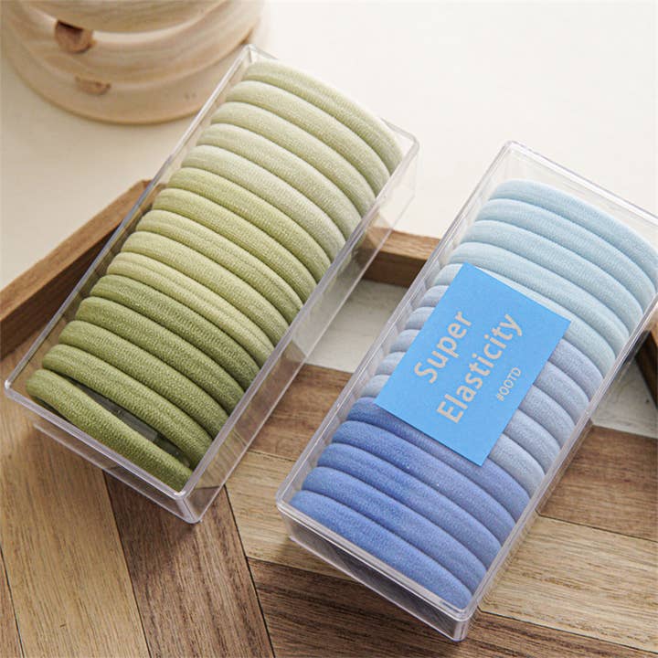 ACCITY - Wholesale Hair Tie - 15PCS/BOX SUPER STRETCHY ELASTIC HAIR TIES_CWAHA033510