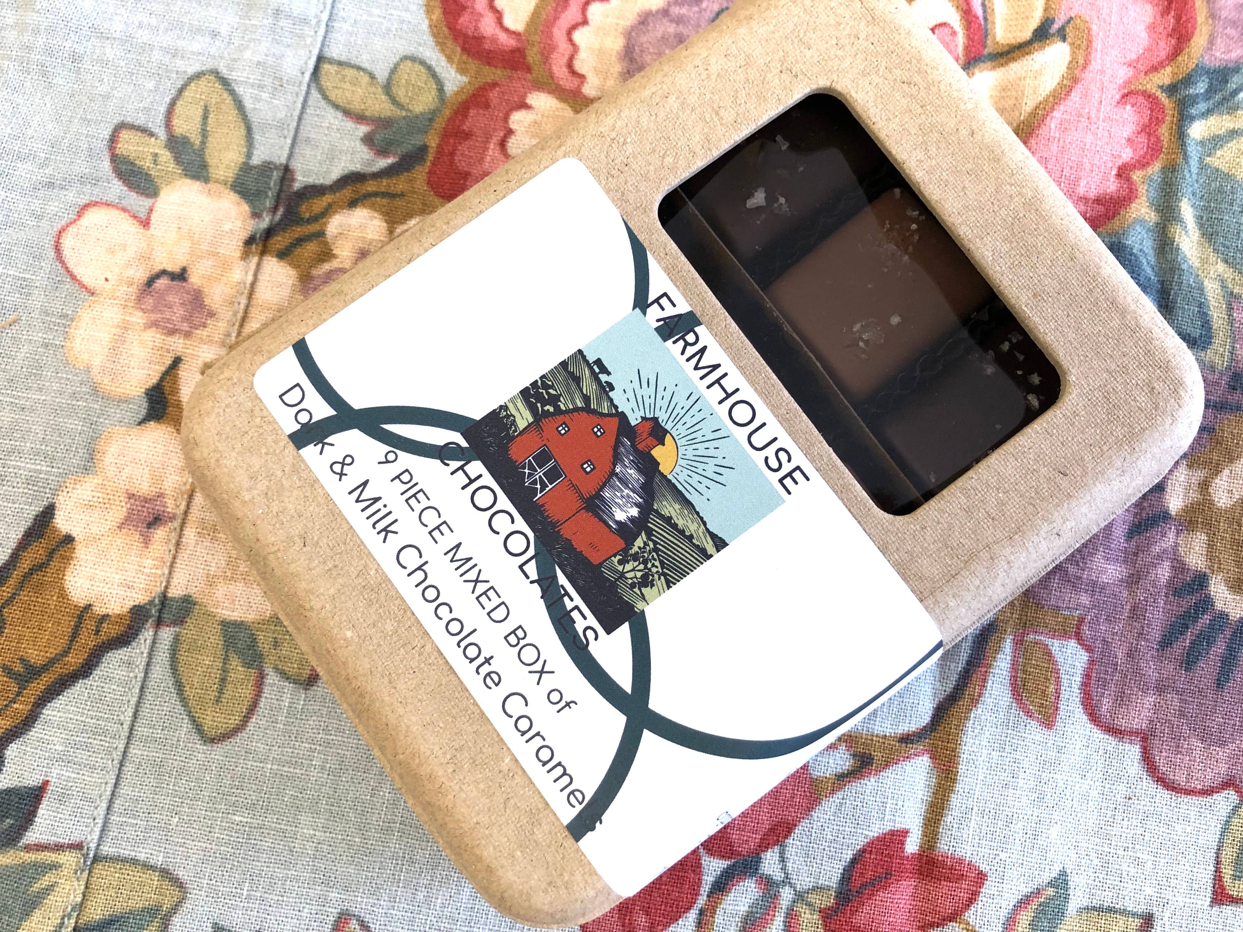 Farmhouse Chocolates - Wholesale Chocolate Covered Sweets - 9 Piece Milk & Dark Chocolate Covered Salted Caramels, Mixed5