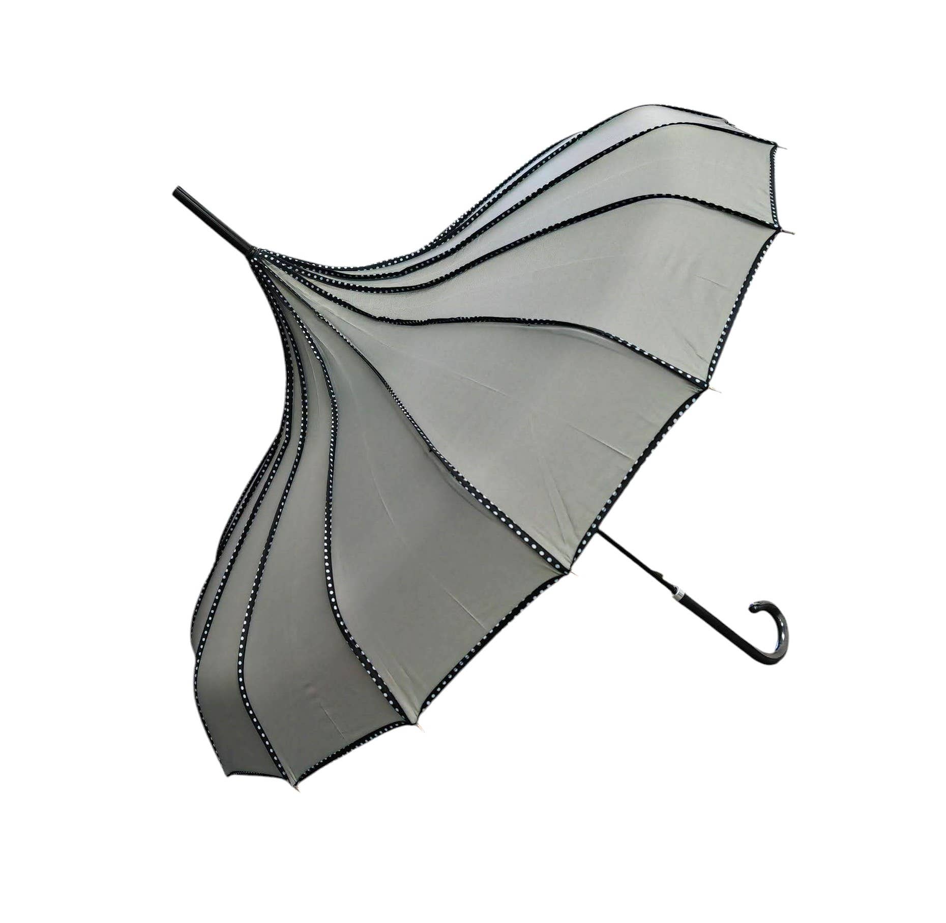 Superbia - Wholesale Umbrella - Women's - Pagoda Trims Long Stick Umbrella (For Sun & Rain)7