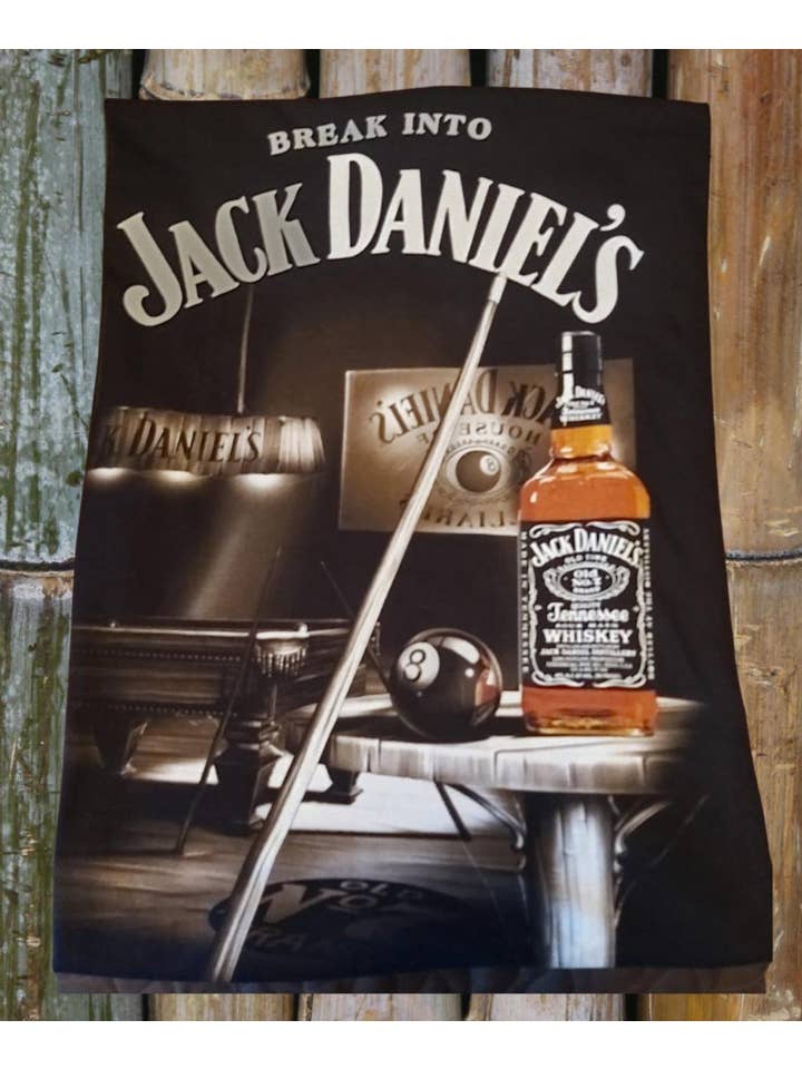 Worldwide Souvenir Mart - Wholesale Screen Printed T-Shirt - Unisex - Jack Daniels Unisex T-Shirt/3D Graphic Print