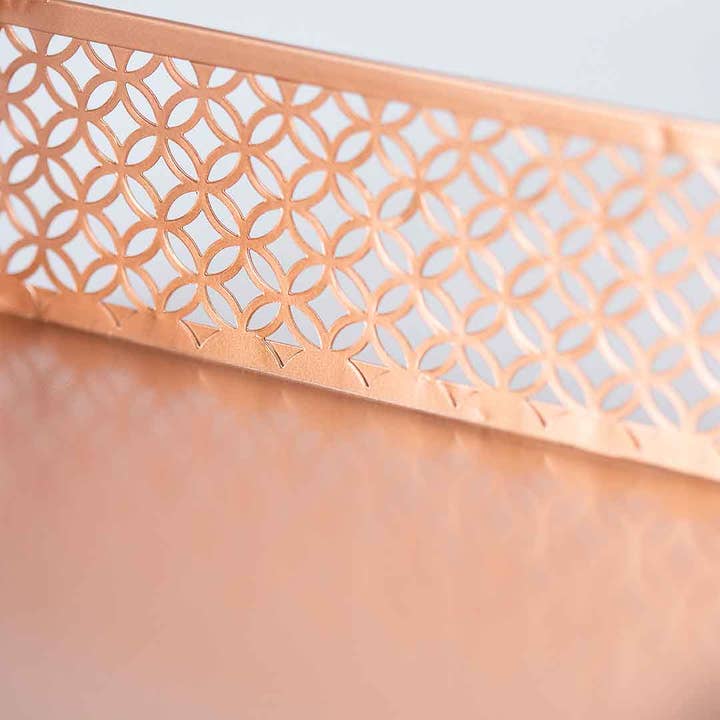 Blu Monaco - Wholesale Desk Organizer - Riviera 6 Piece Rose Gold Desk Organizer Set8