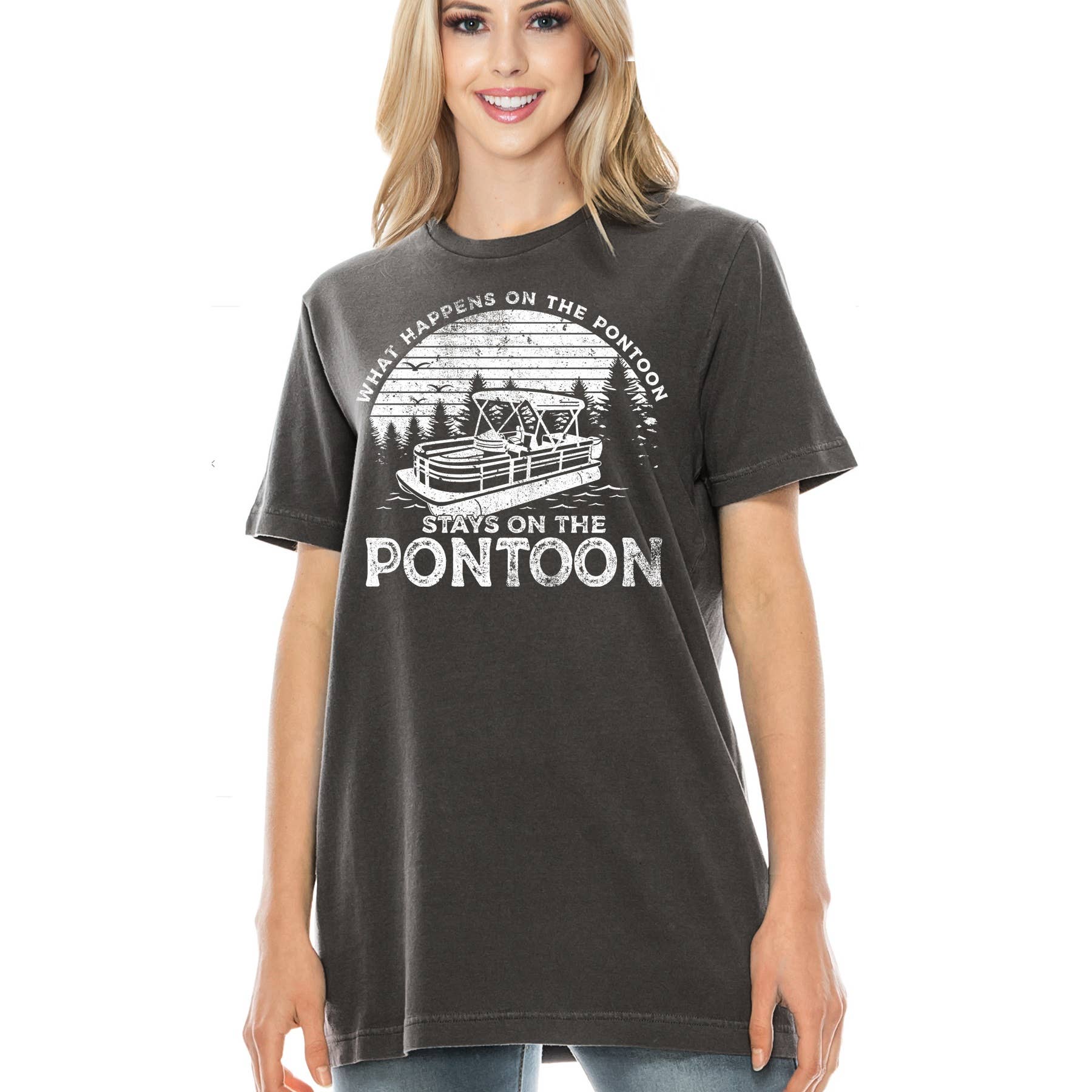 Amused by Blue – Großhandel T-Shirt mit Siebdruck – Damen – PONTON8