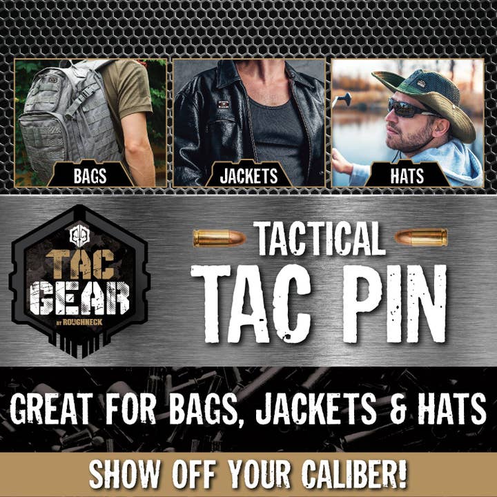 Novelty Closeout - Wholesale Lapel Pin/Button - Tac Gear Patriot Theme Enamel Pin Assortment- 24/Pack