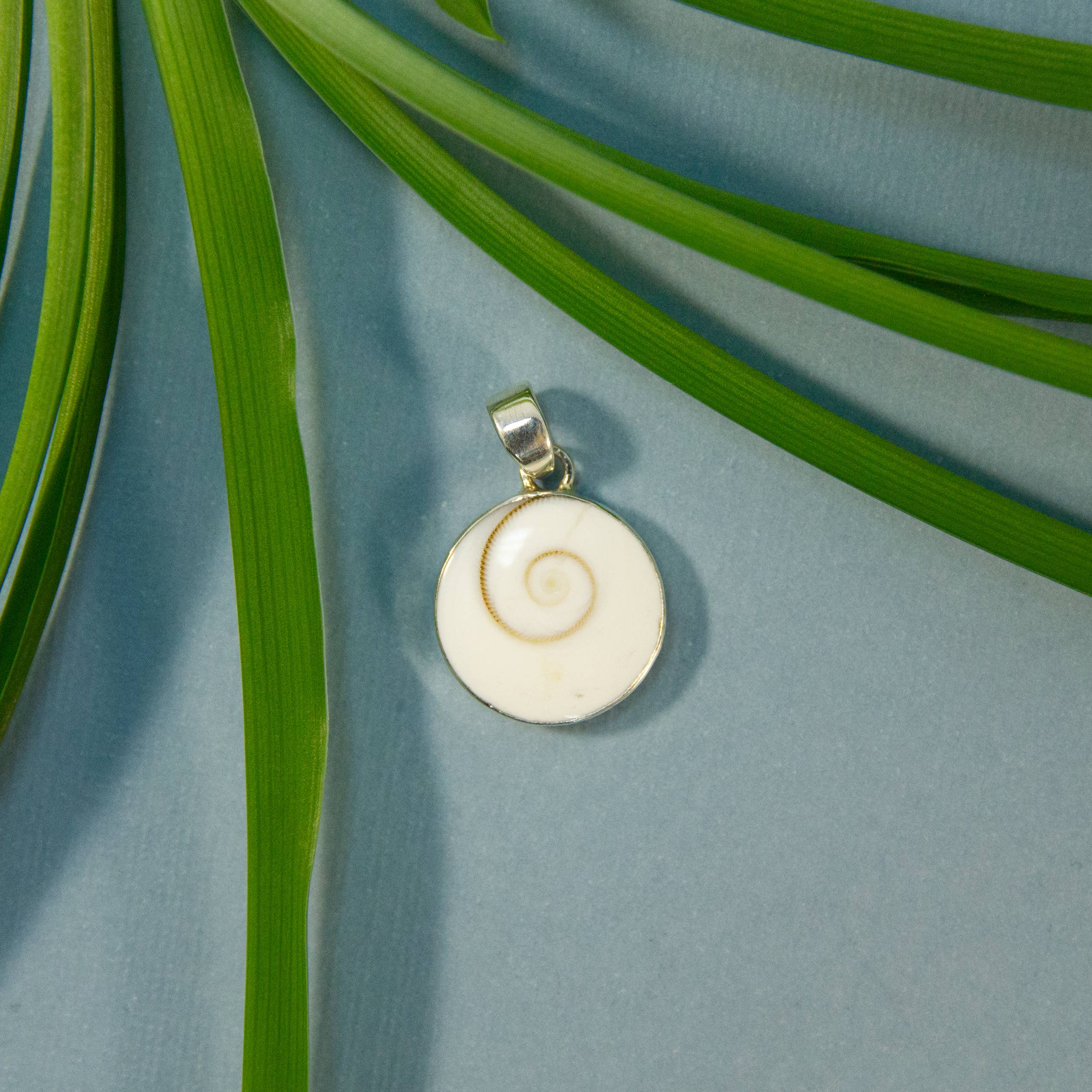 Ajmer by Jodi - Wholesale Individual Charm/Pendant - Petite Round Eye of Shiva Pendant in Sterling Silver