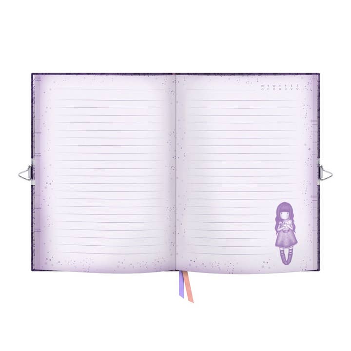 Santoro London – wholesale Notebook – Gorjuss - Lockable Notebook Gift Set - Firefly Dawn2