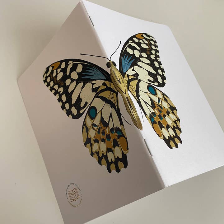 Justin Ryan Books - Vente Cahiers - Papillon - Carnet/Journal - 48 pages 5x73