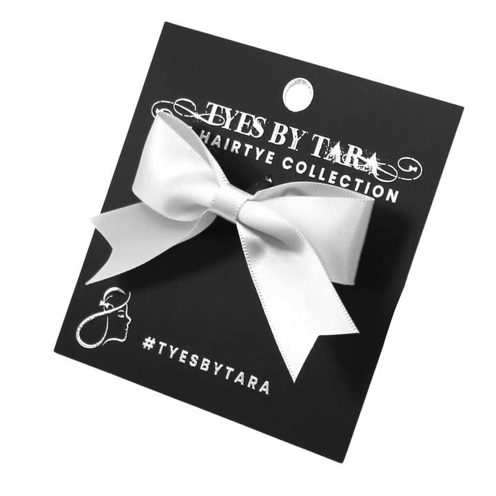 Bombshell White Hairtye for wholesale by Tyes By Tara