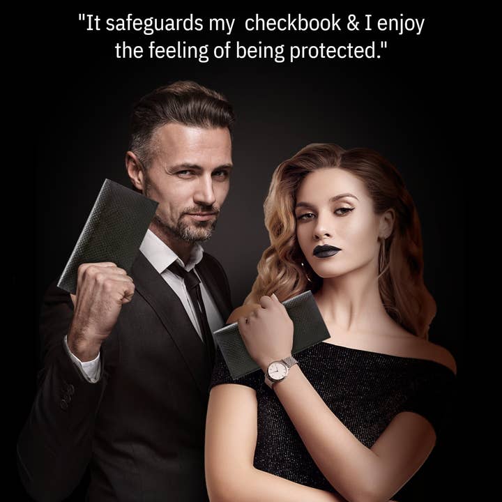 Access Denied Accessories - Wholesale Wallet - Unisex - Genuine Leather Checkbook Cover For Women &Men RFID Blocking70