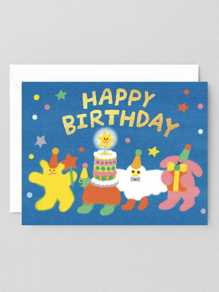 Carte d'anniversaire enfant « Happy Birthday Parade » pour la vente par Wrap (US duties paid)