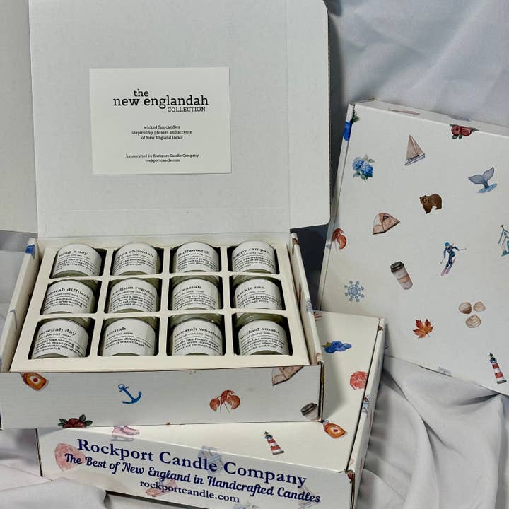 Rockport Candle Company - Wholesale Jar/Filled Candle - The New Englandah Collection Votive Gift Set2