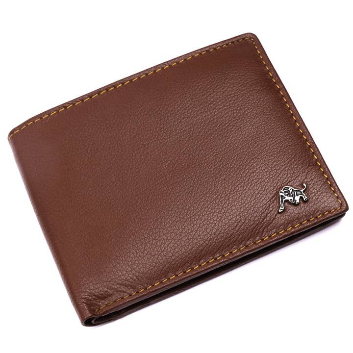 SPORTGIFTZ – wholesale Wallet - Men’s – WILDBUFF Mens Brown Leather Wallet Timeless Everyday Wallet, Gift Ready4