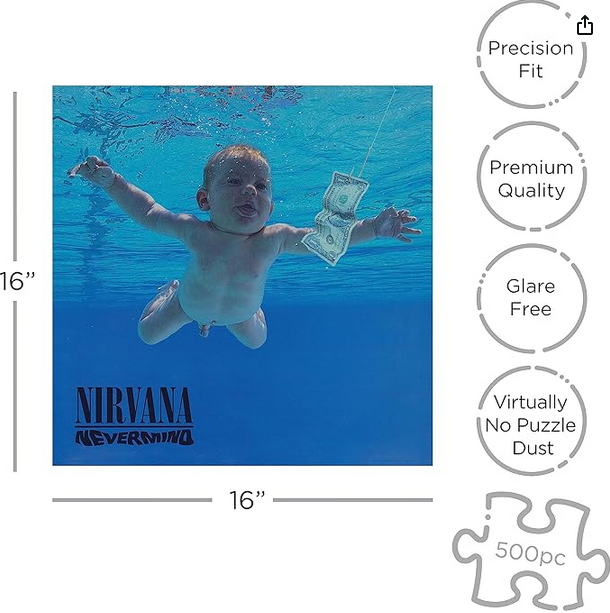 Gypsy Rose - Wholesale Puzzle - Adult - Nirvana Nevermind Album Cover  (500 Piece Jigsaw Puzzle)1
