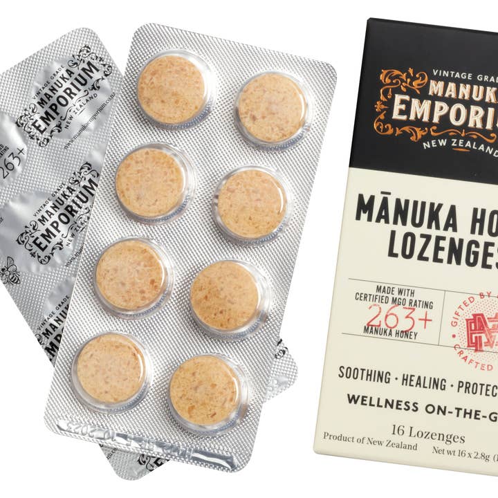 Raw Manuka Honey Lozenges MGO263+ 16 Pack for wholesale by Manuka Emporium