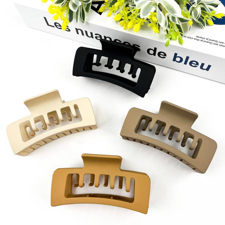 TheDivaSoap – Engroshandel Hårspænde - Dame – Klassisk rektangulær klohårklip2