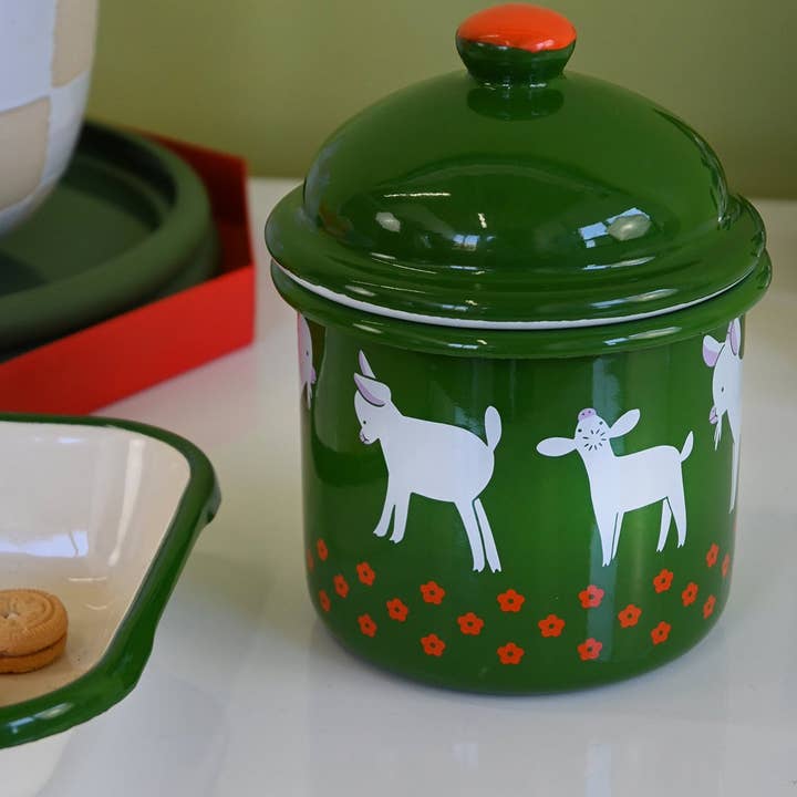 Natali Koromoto - Wholesale Food Storage Container - "GOAT" Enamel container8