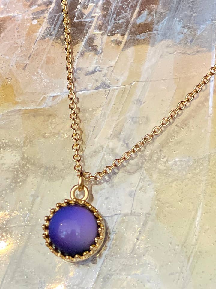 Mood Charm Necklace - Gold-Plated for wholesale by Indie South