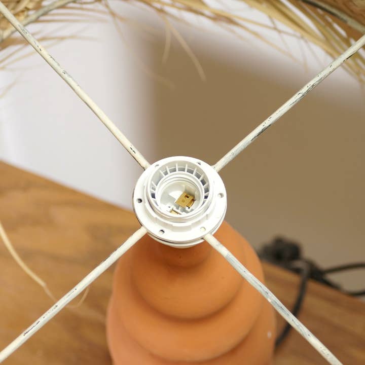 Bohome Living - Vendita all'ingrosso Paralumi - Paralume di lampada in paglia con frange