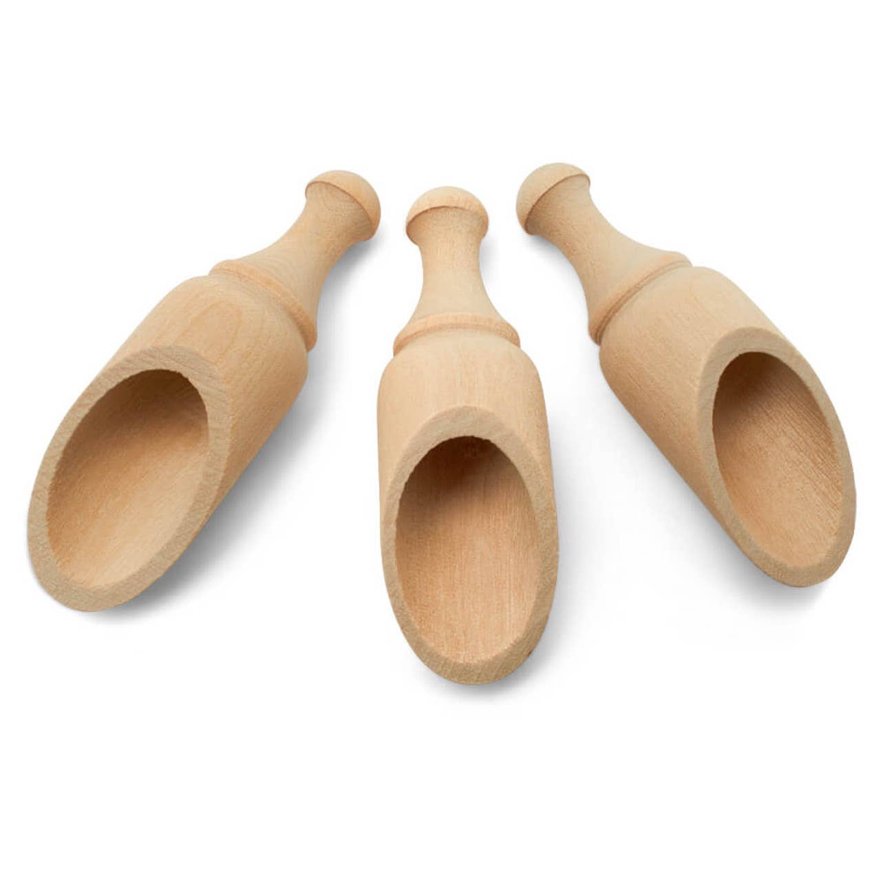 Woodpeckers Crafts - Wholesale Craft Supplies - Assorted Wooden Scoopers7