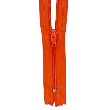 Zipper Shipper - Venta al por mayor Cremallera - CREMALLERAS CERRADAS DE BOBINA DE NAILON #3 (7 PULGADAS, NARANJA)