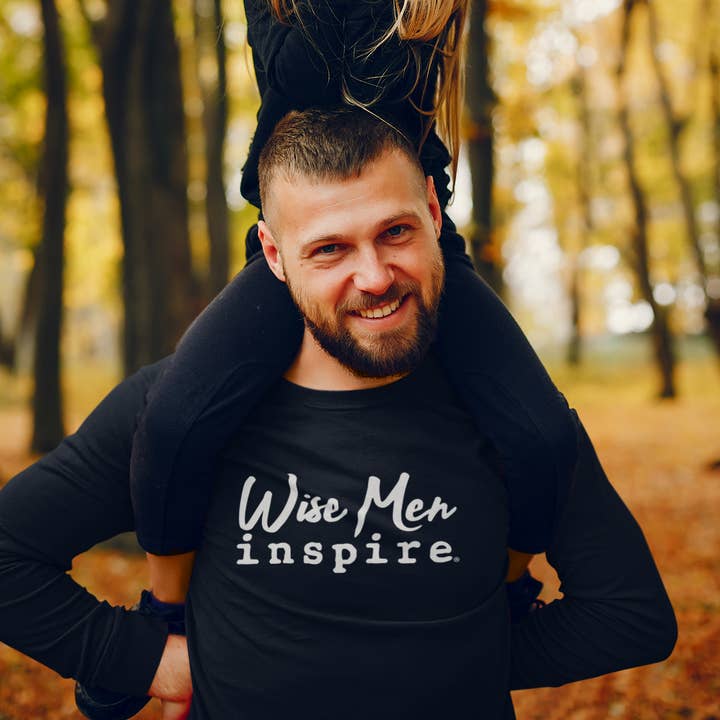 Inspire Wise Unisex-Langarmhemd für Herren für den Großhandel von inspire