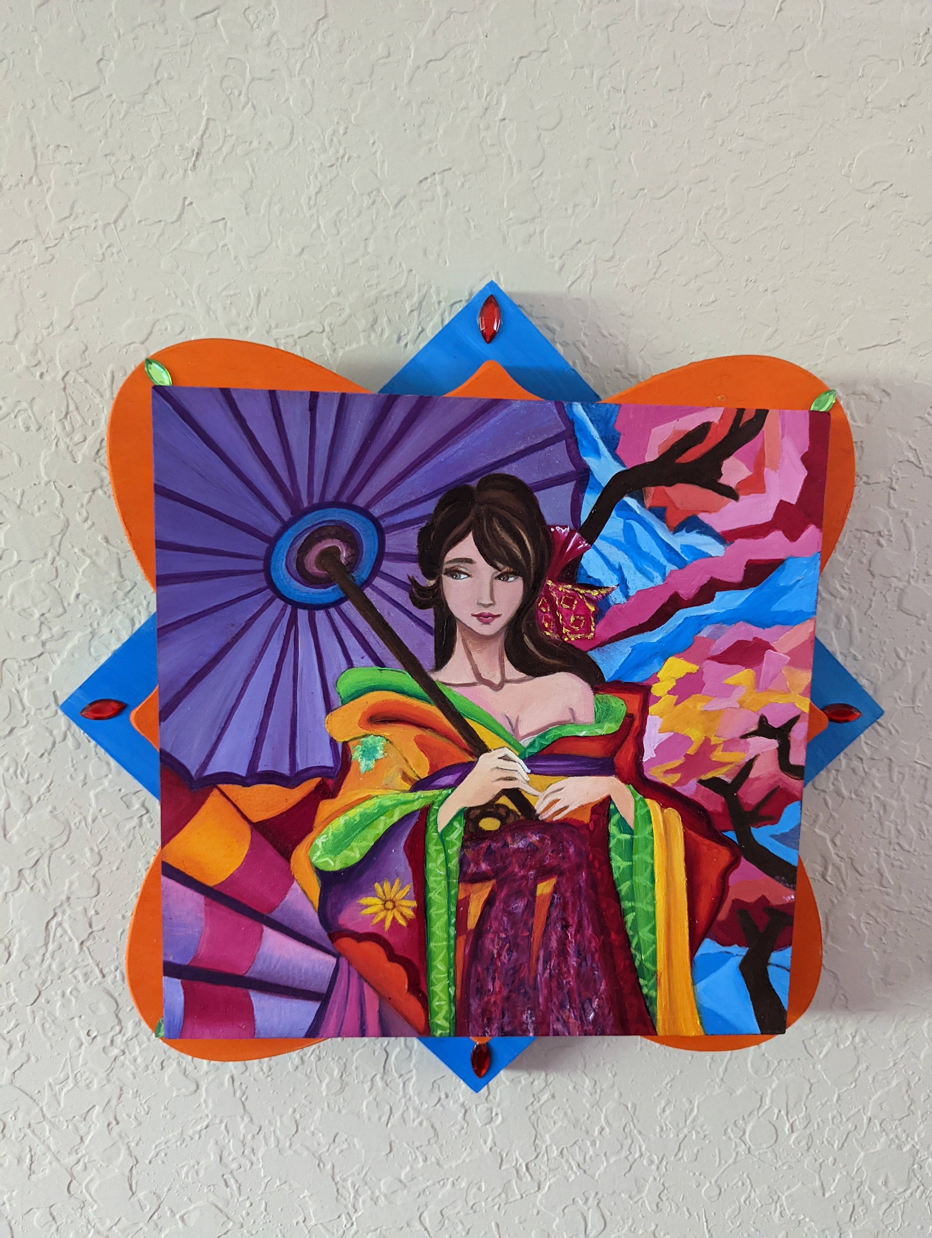 Sharon Tatem Fashion LLC - Wholesale Painting/Drawing - Painting Oil on Wood Panel Womplay Games King Of Thrones1