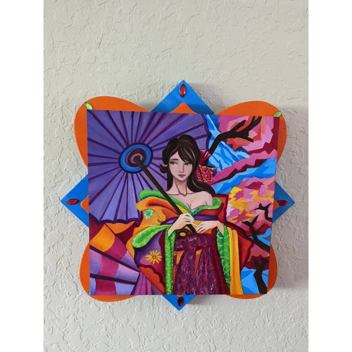 Sharon Tatem Fashion LLC - Wholesale Painting/Drawing - Painting Oil on Wood Panel Womplay Games King Of Thrones1