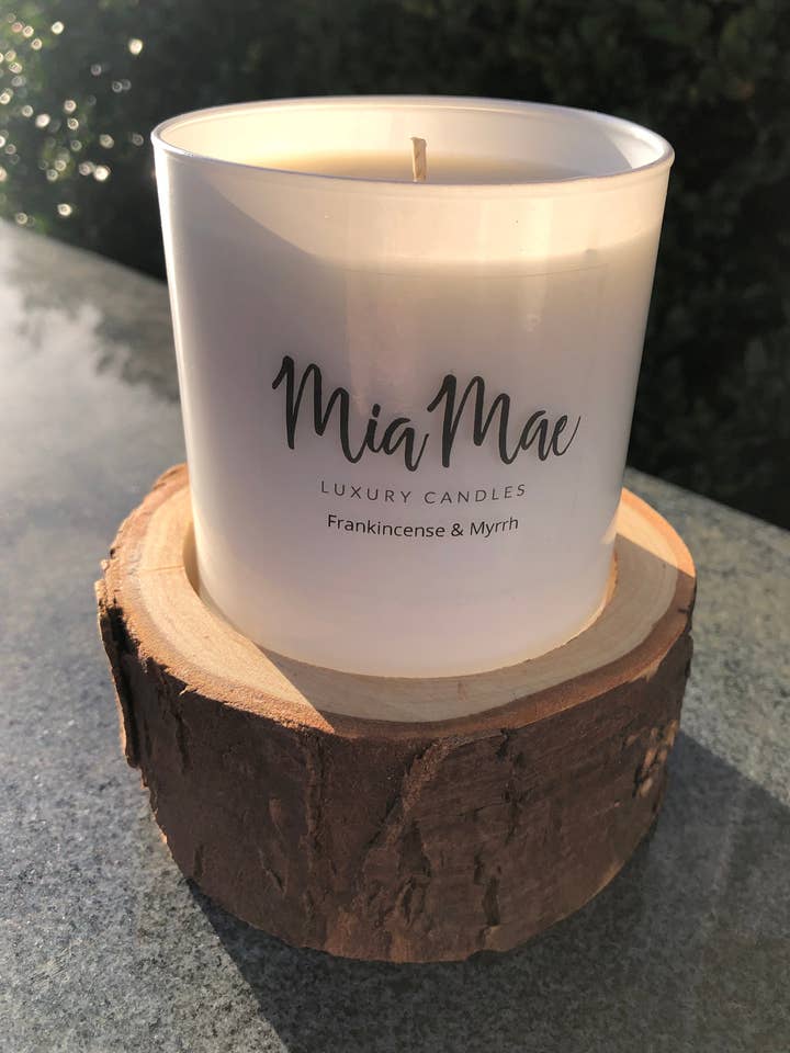 Frankincense & Myrrh Candle for wholesale by MiaMae Luxury Candles
