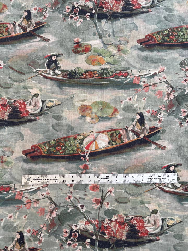 Lola Chinoiserie Pillow with Feather Insert - Custom for wholesale by Dahlia & Grace pillows