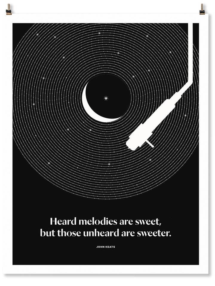 Impression artistique de John Keats 11 x 14 pour la vente par Obvious State