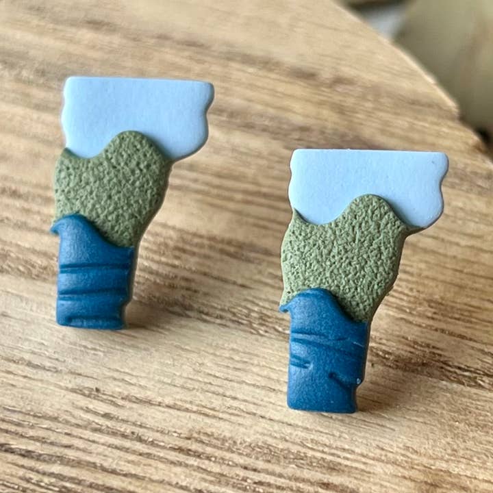 Hayden Handcraft - Wholesale Stud/Post Earrings - Vermont Landscape Studs0