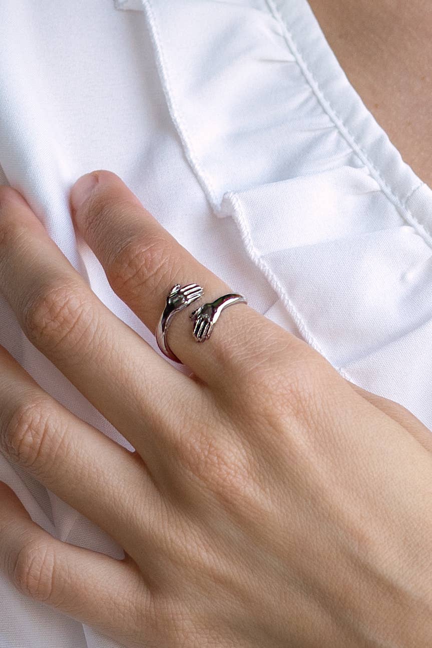 Peter and June - Vendita all'ingrosso Anello midi/a fascia - Anello I Wanna Hold Your Small - Argento2