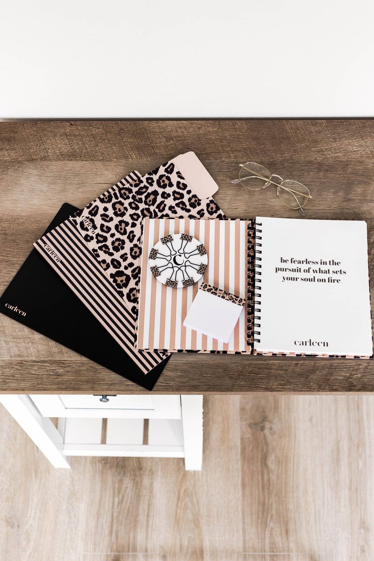 Carleen Creative - Wholesale Notebook - Classic Lined Journal Notebook - Leopard Print4