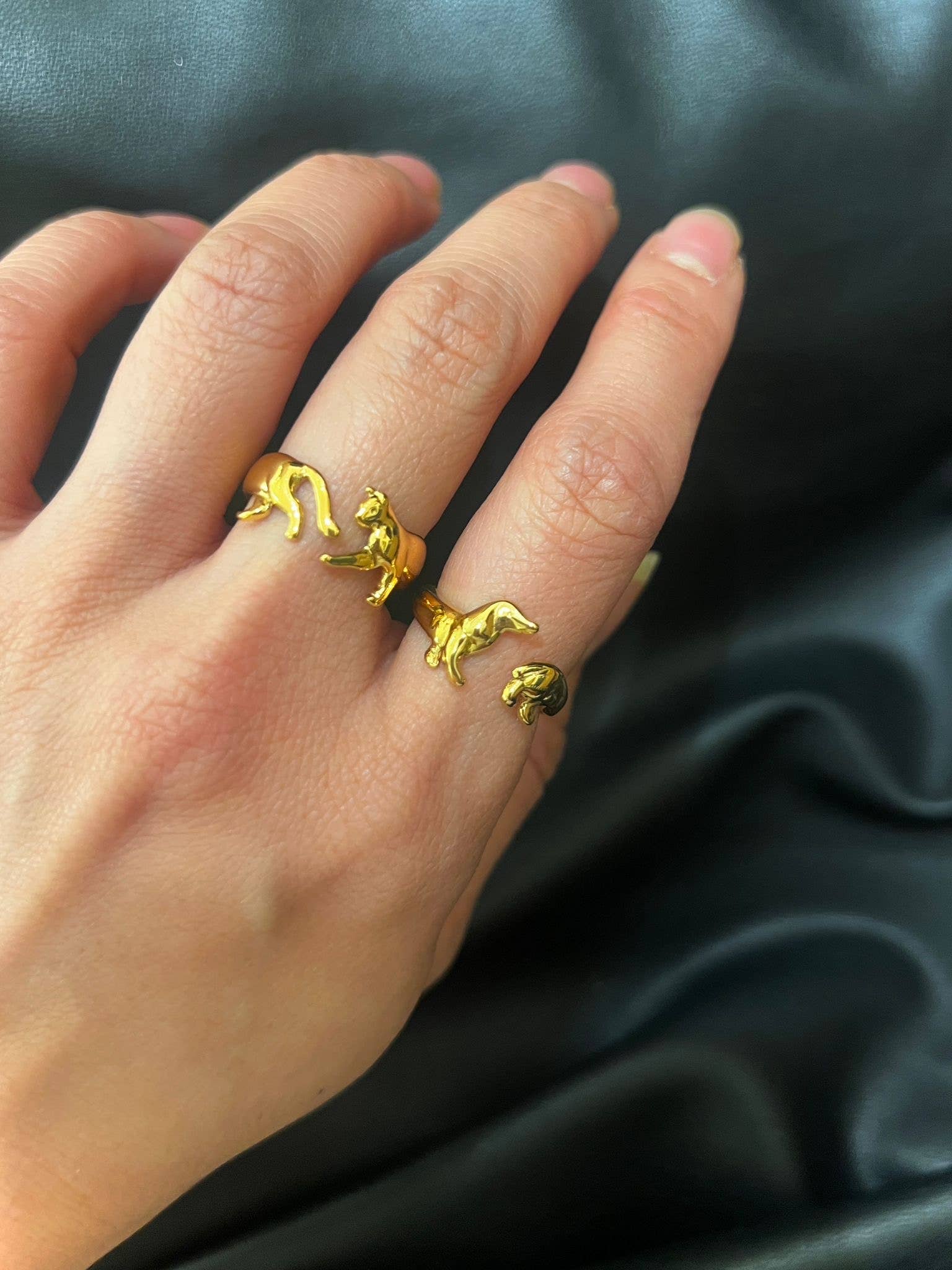 Cassette Barcelona - Wholesale Band/Stacked Ring - The Cat Tour Ring  2