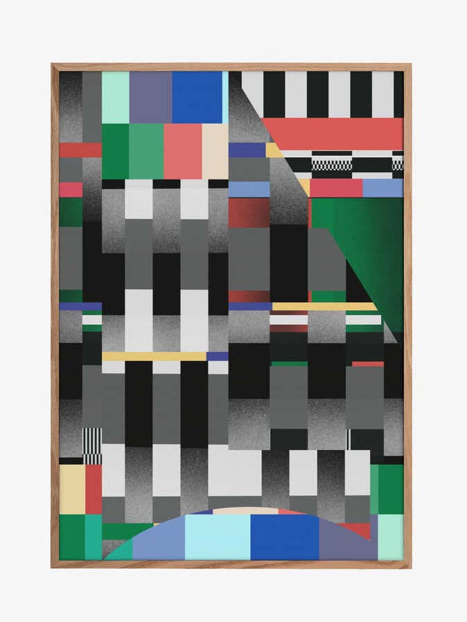 Glitch abstract artwork 01 for wholesale by Pictufy Wholesale