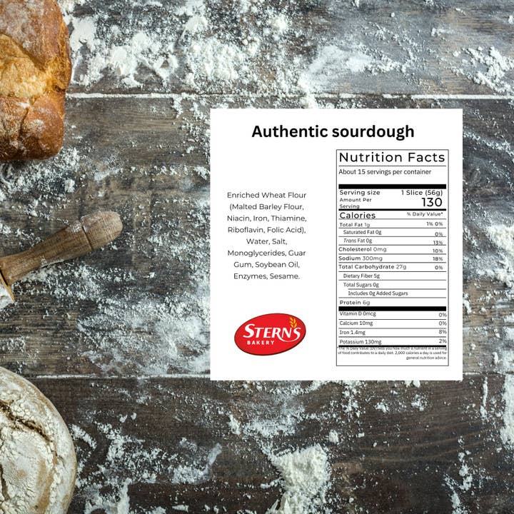 Stern's Online - Wholesale Bread/Tortilla - Sourdough Bread 2 PACK| Artisan Bread 19 oz - Stern's Bakery1
