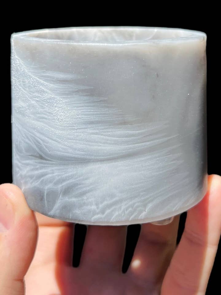 Mini pot à fleurs - Pierre marbrée pour la vente par Terrestrial